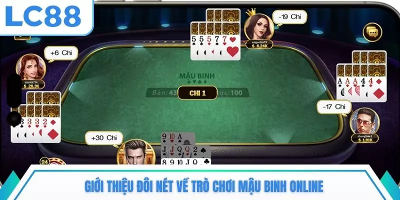 Giới thiệu đôi nét về trò chơi mậu binh online